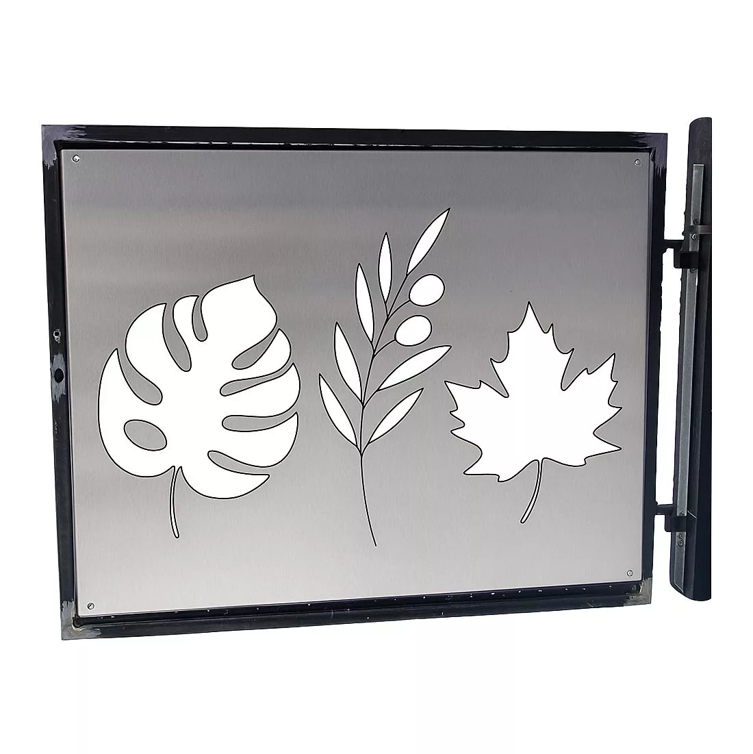 Grundrahmen mit Blättermotiv