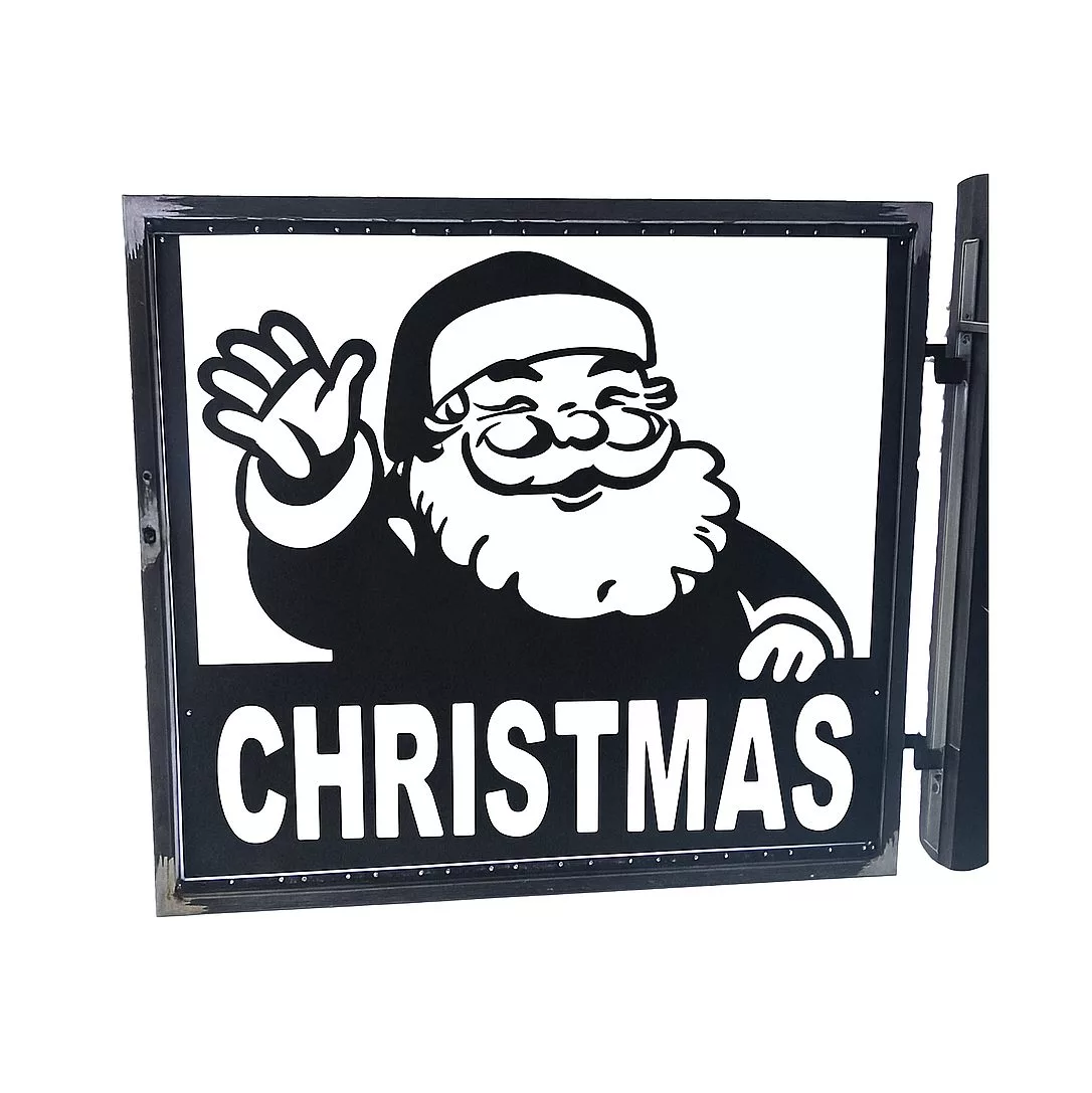 Grundrahmen mit Weihnachtsmann