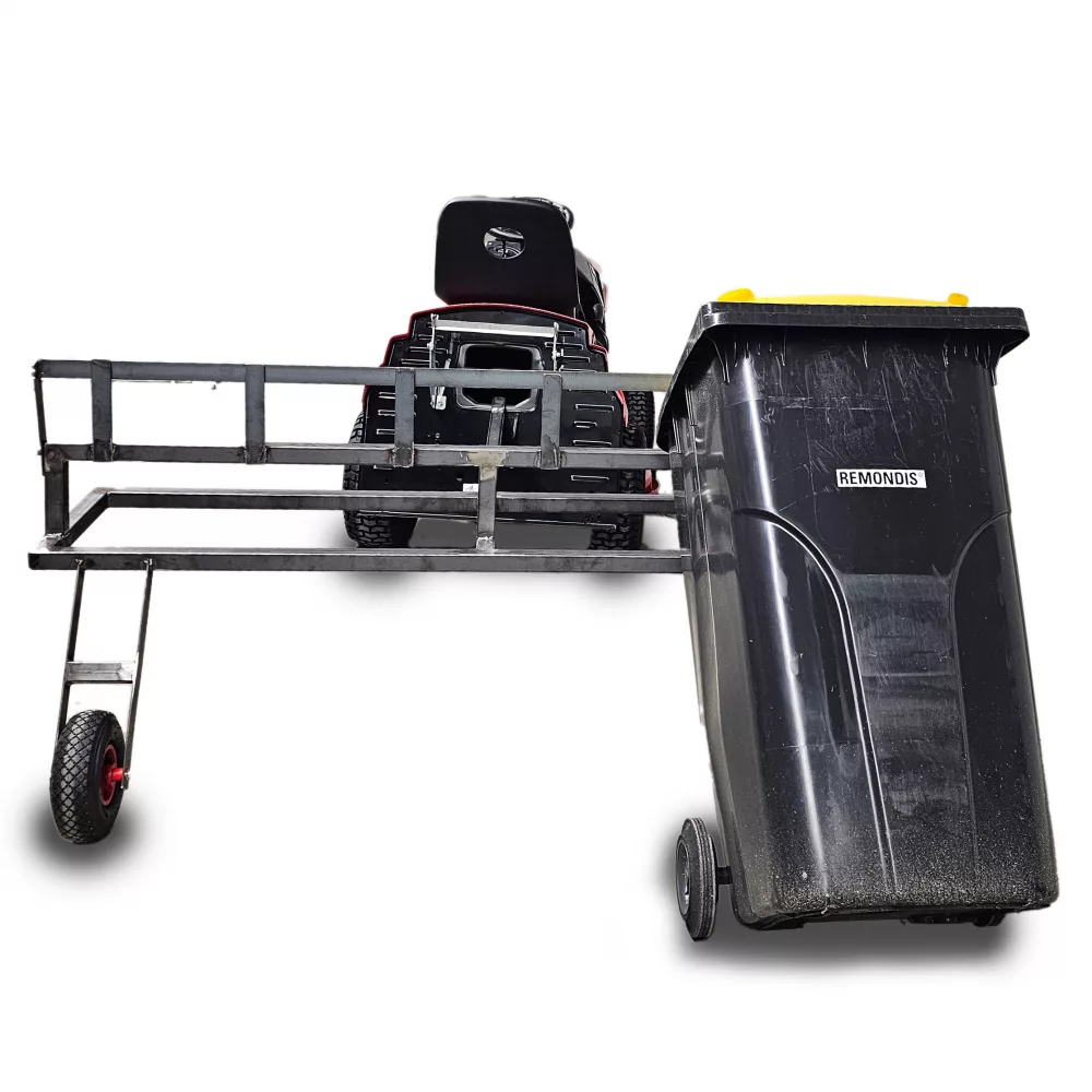Mülltonnentransporter von hinten