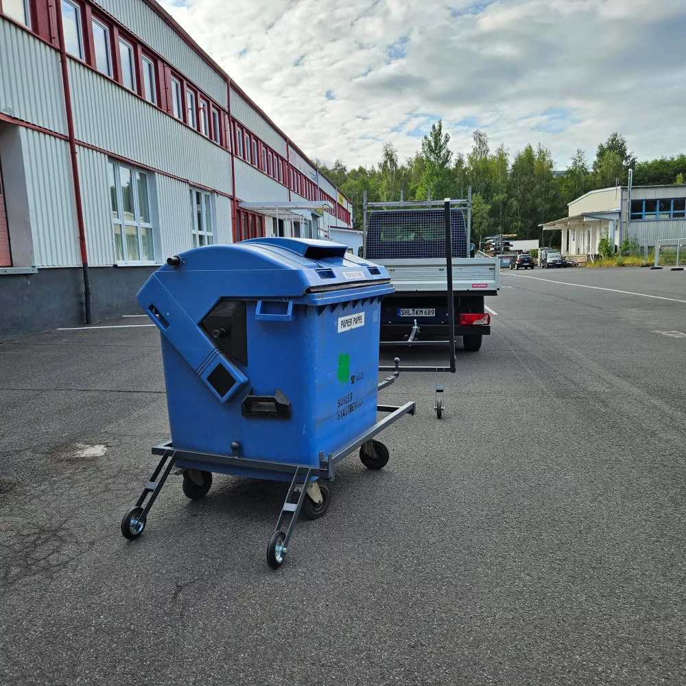 Transportwagen im Einsatz